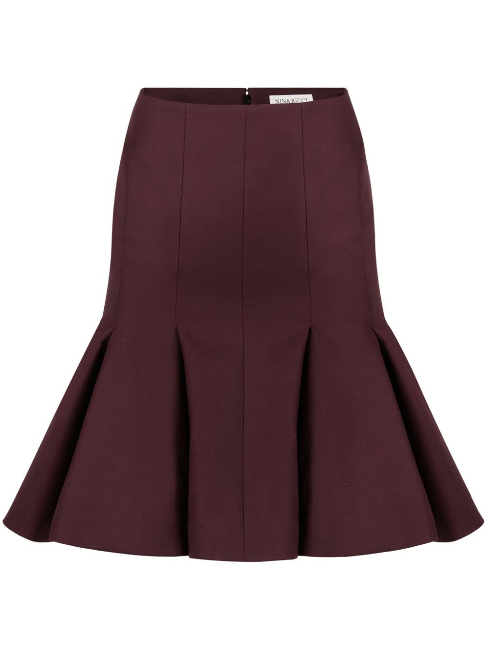 Peplum Wool Skirt - 1