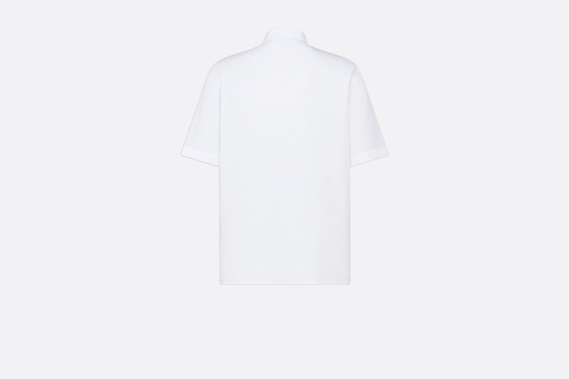 CD Heart Embroidered Short-Sleeved Shirt 6