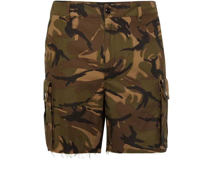 Cargo shorts in cotton - 1