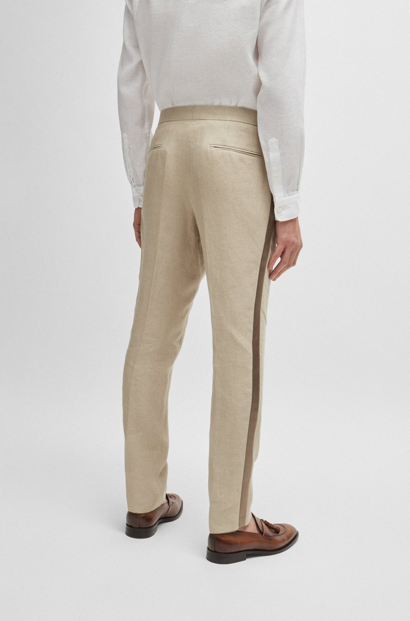 SLIM-FIT TUXEDO IN MICRO-PATTERNED LINEN 8