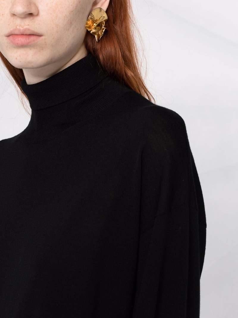 roll-neck knit jumper 5
