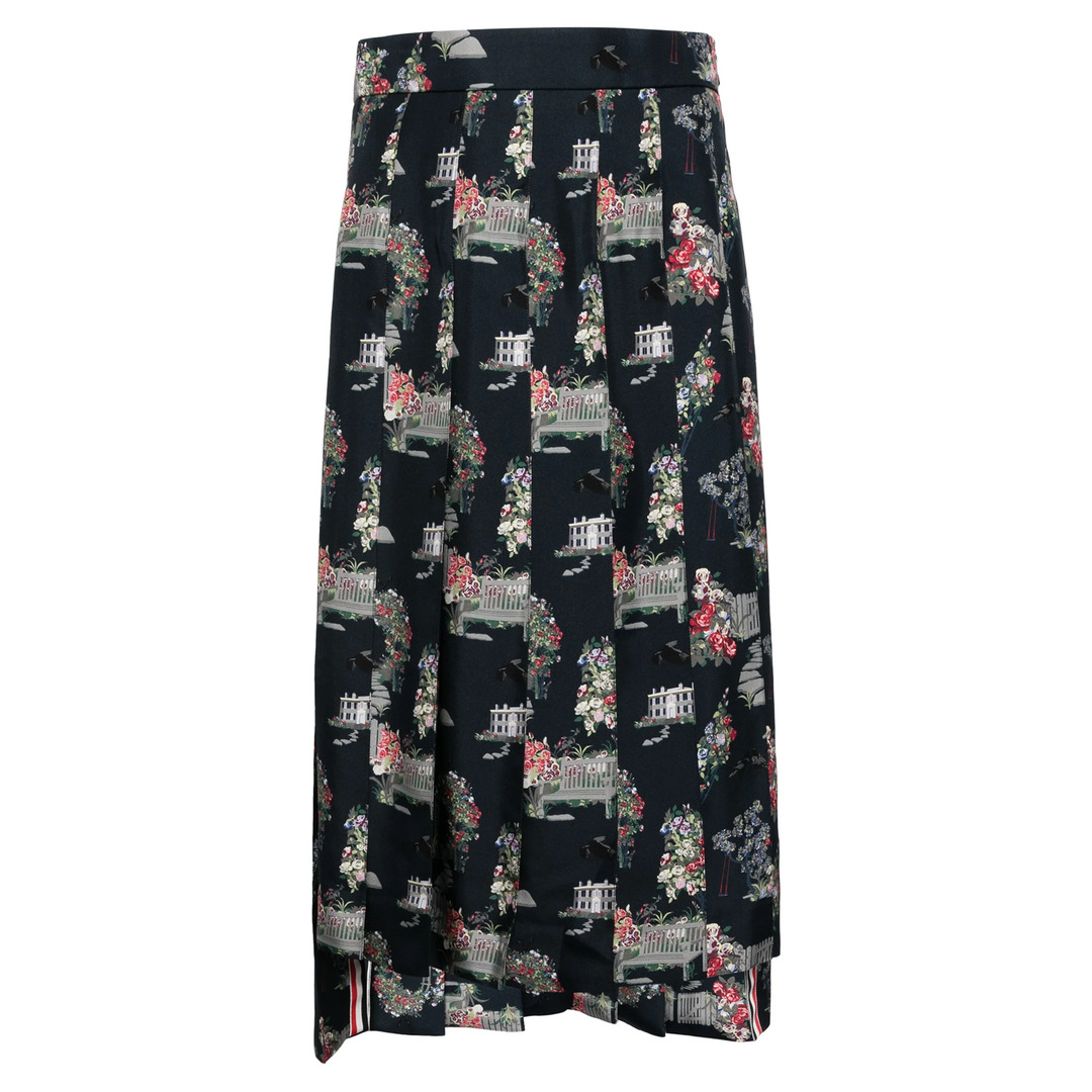 Classic Knee Length Dropped Skirt - 1
