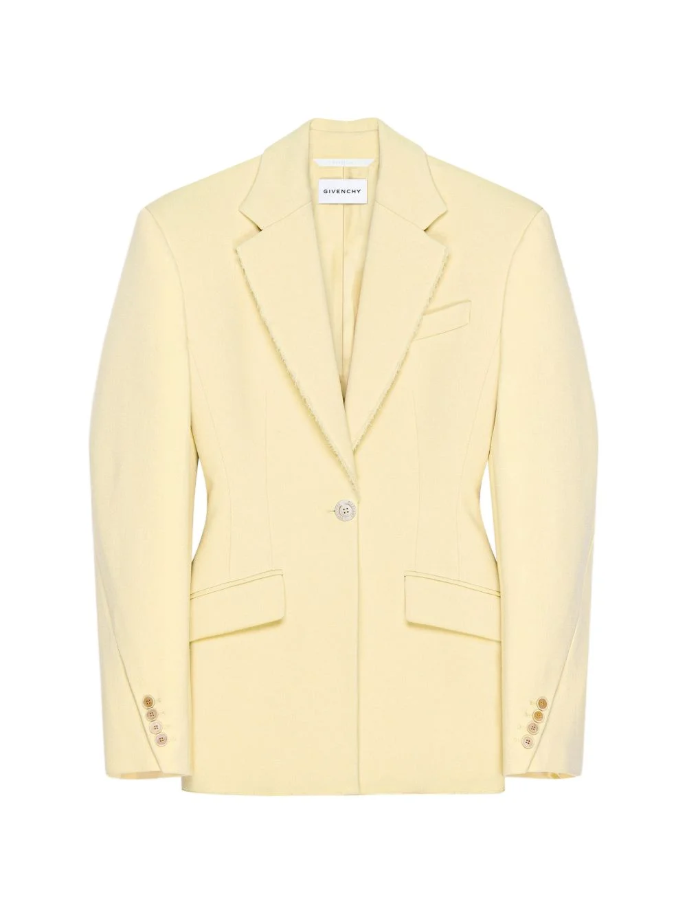 Cocoon single-breasted blazer - 1
