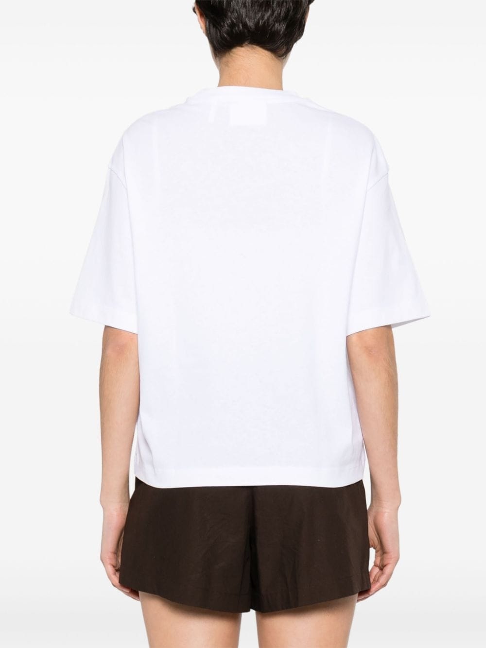 logo-print cotton T-shirt - 4