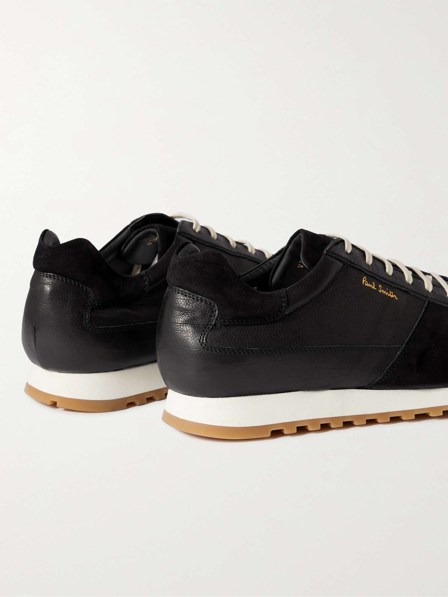 Velo Full-Grain Leather and Suede Sneakers - 5