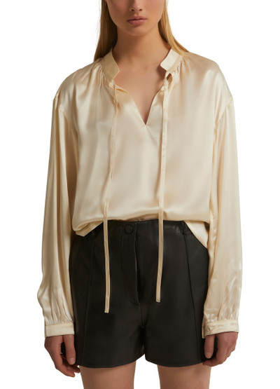 Yves Salomon Fluid silk satin blouse outlook
