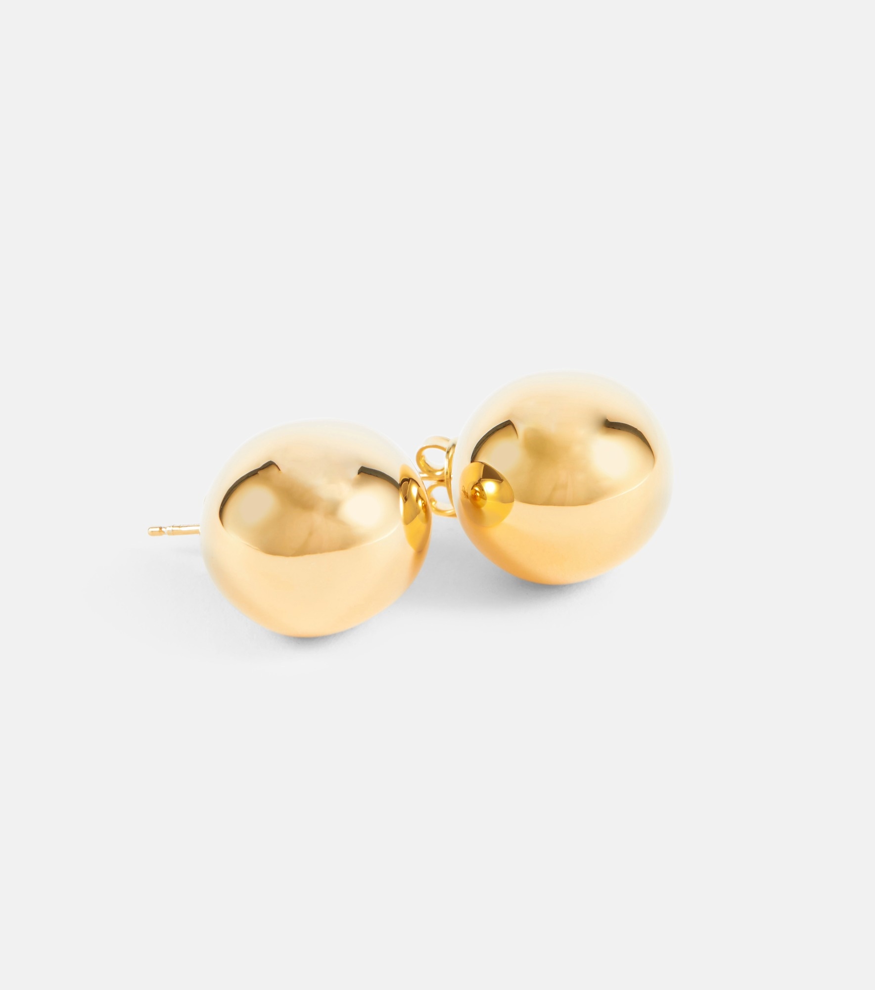 Drop gold-plated sterling silver earrings - 4