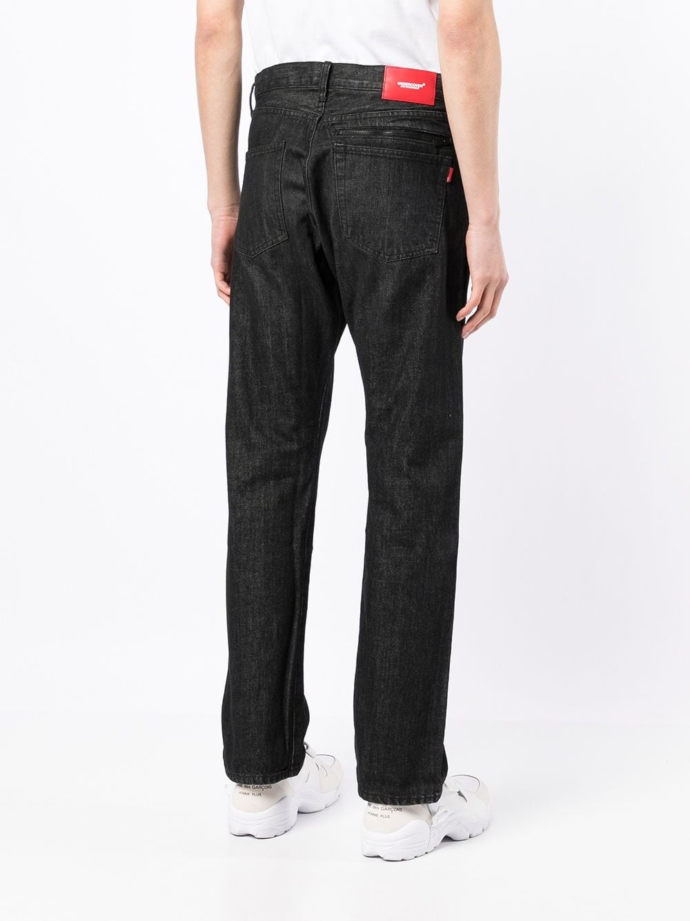 straight-leg cotton jeans - 4
