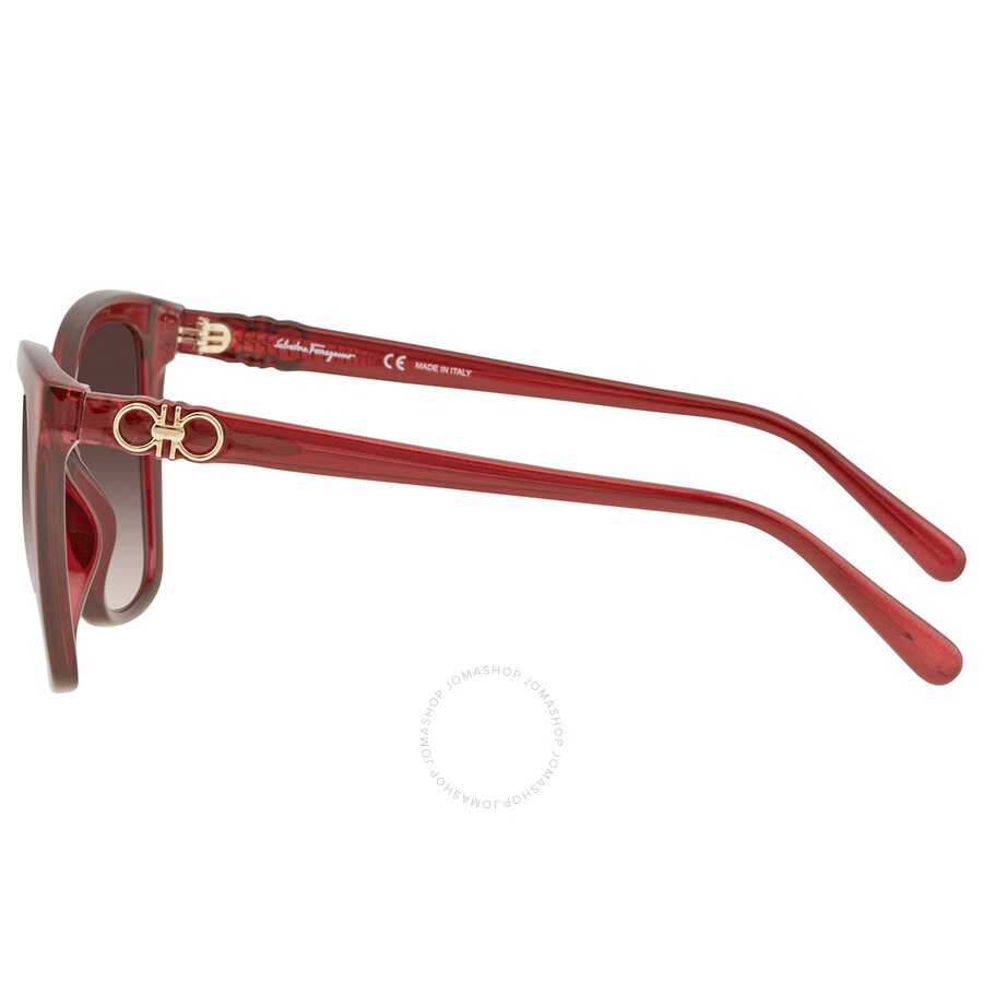 Salvatore Ferragamo Brown Gradient Square Ladies Sunglasses SF1026S 655 54 - 3