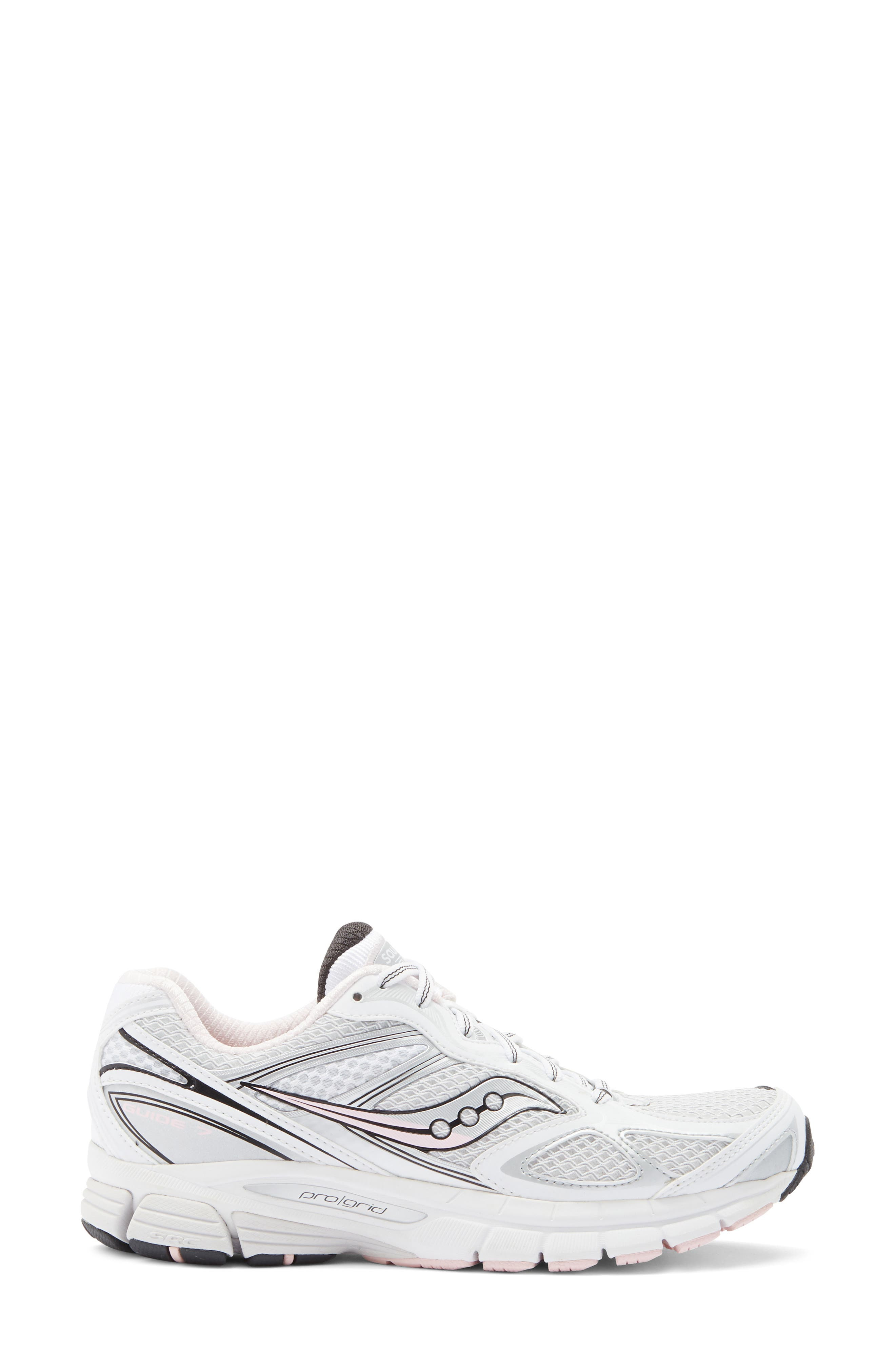 Saucony Gender Inclusive ProGrid Guide 7 Sneaker in White/Pink at Nordstrom - 3