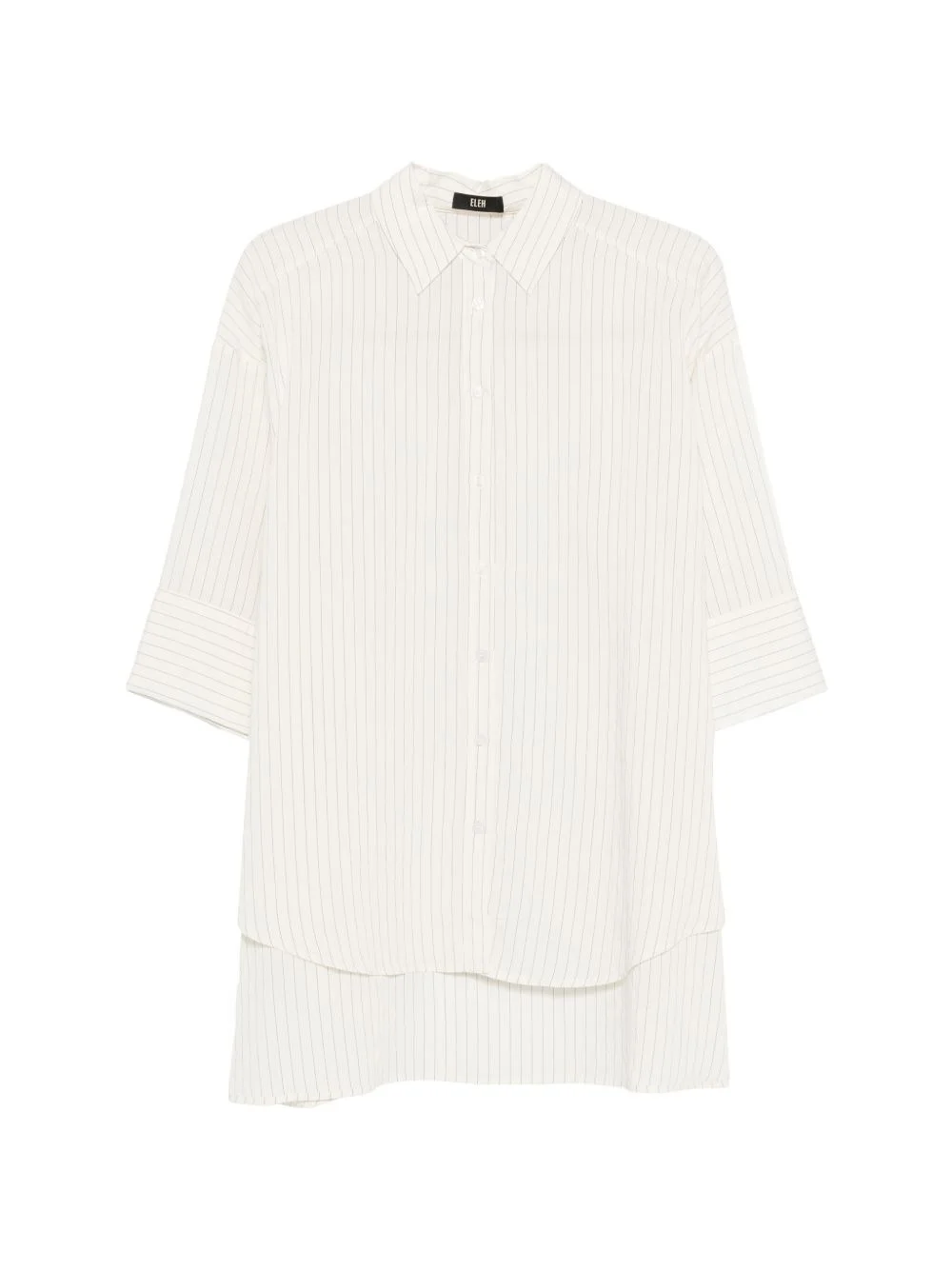 striped layer shirt - 1