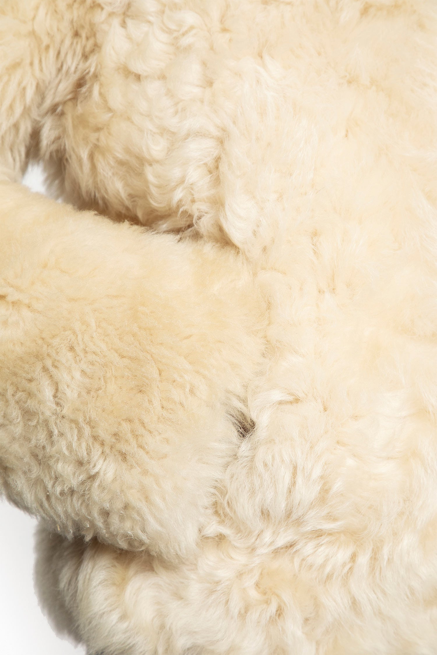 Collarless-Shearling-Jacket - 5