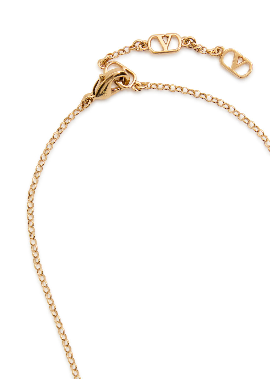 Valentino Garavani Ovalette Vlogo Necklace - 3