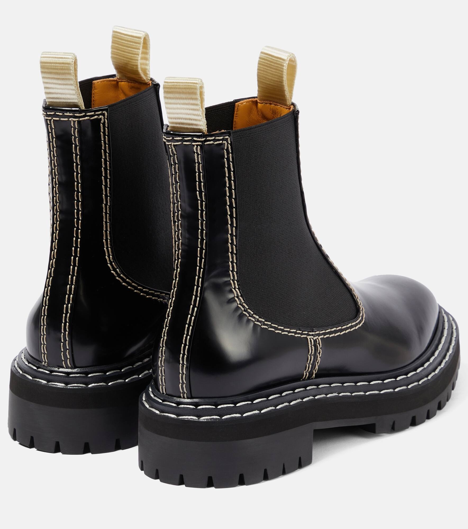 Leather ankle boots - 3