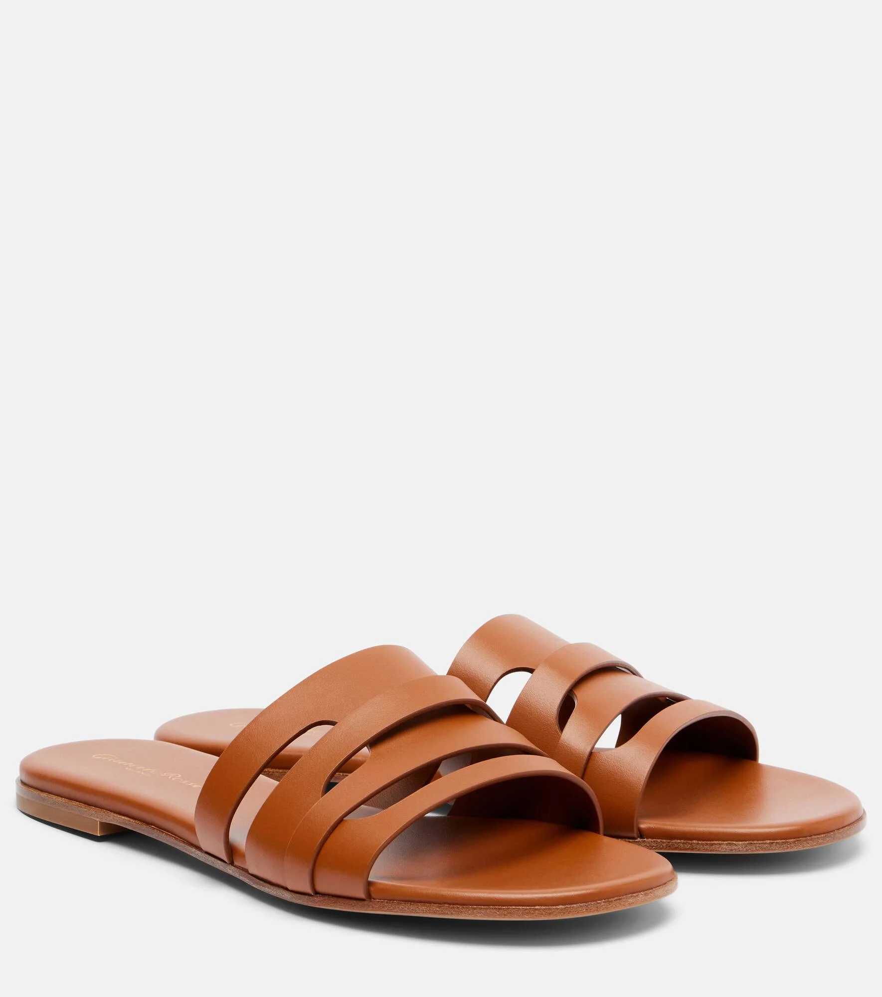 Leather slides - 1