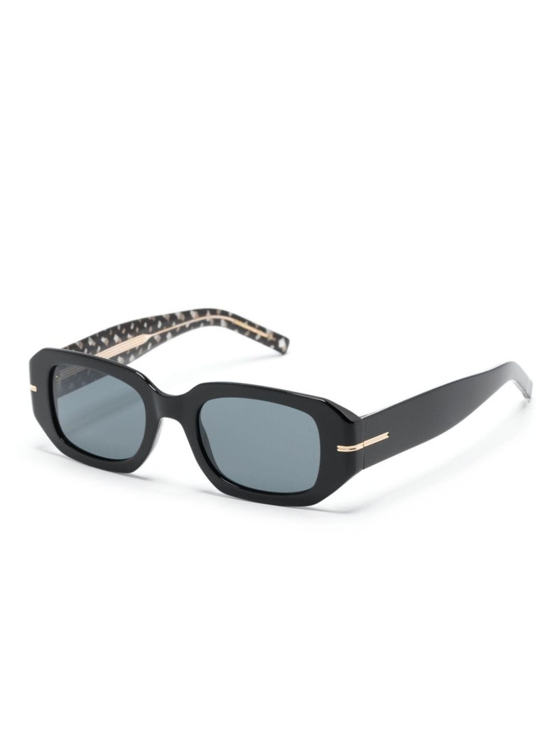 BOSS rectangle-shape tinted sunglasses outlook