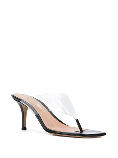 Gianvito Rossi Lotus 70mm plexi sandals outlook