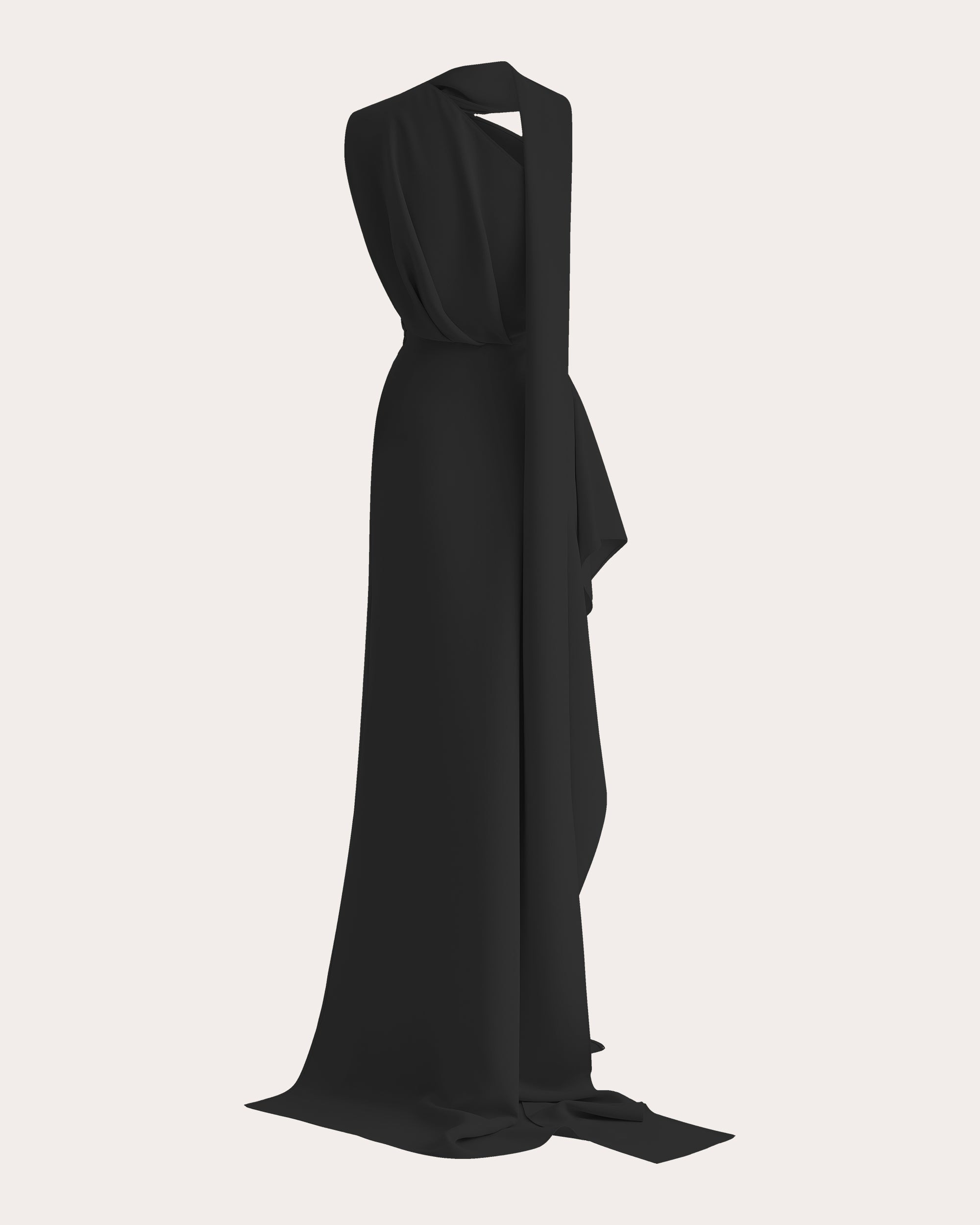 Priority Draping Ruffle Gown - 3