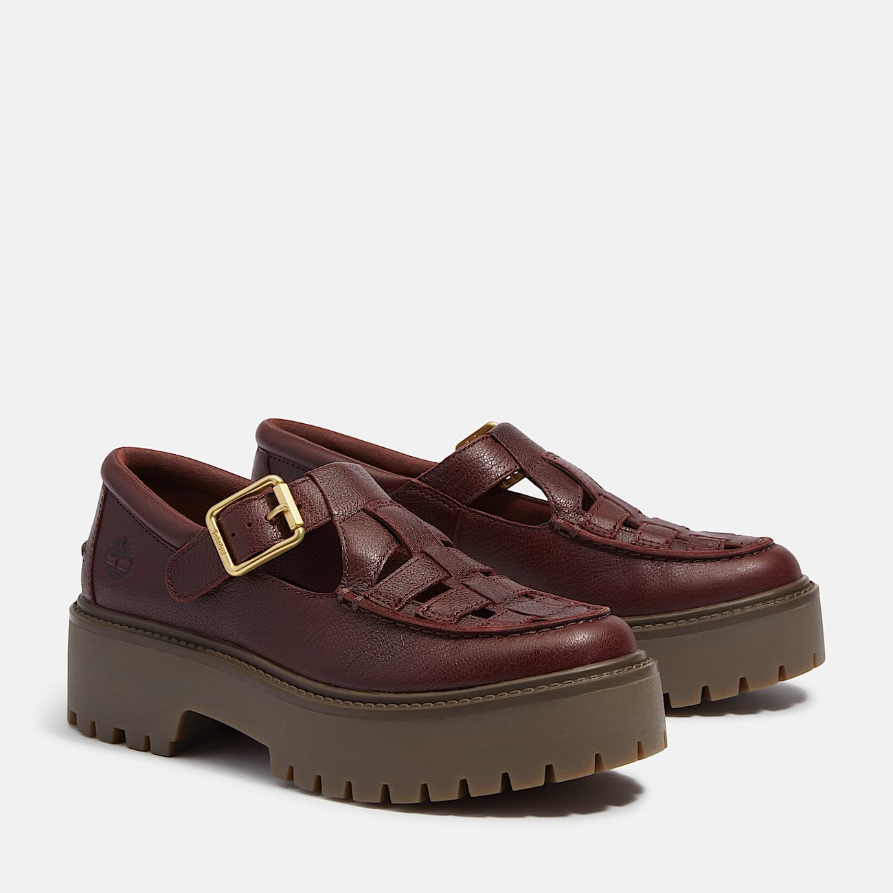 Women's Stone Street Platform Buckle Shoe - 5