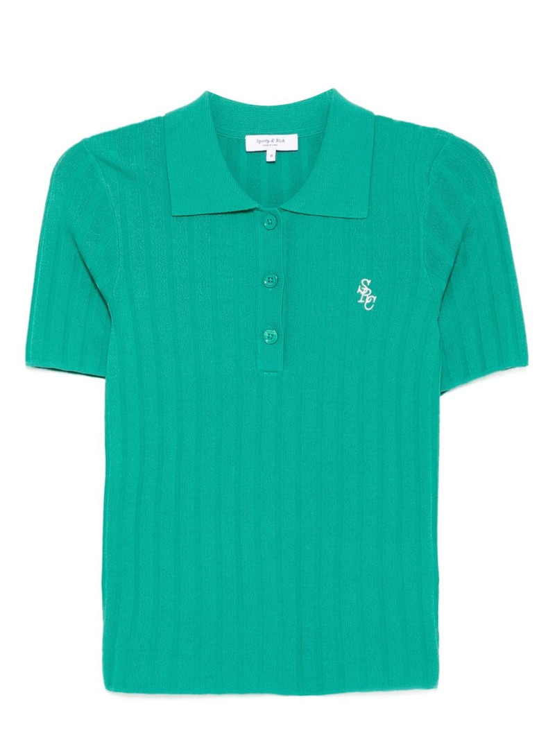 SRC ribbed polo top 1