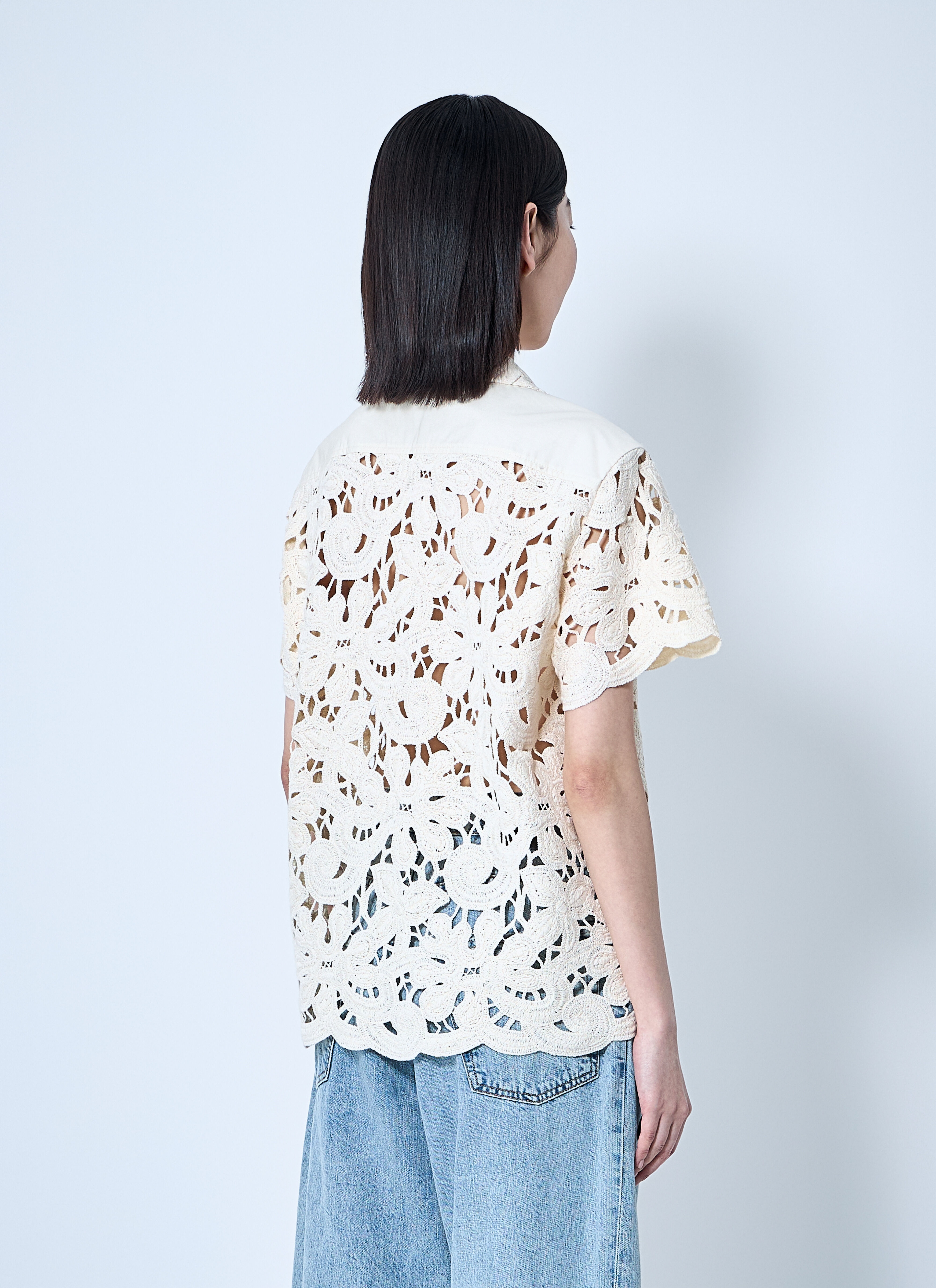 Short Sleeve Button-Down Shirt - 4