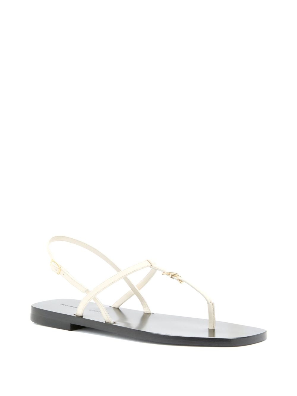 cross-strap flat sandals - 2