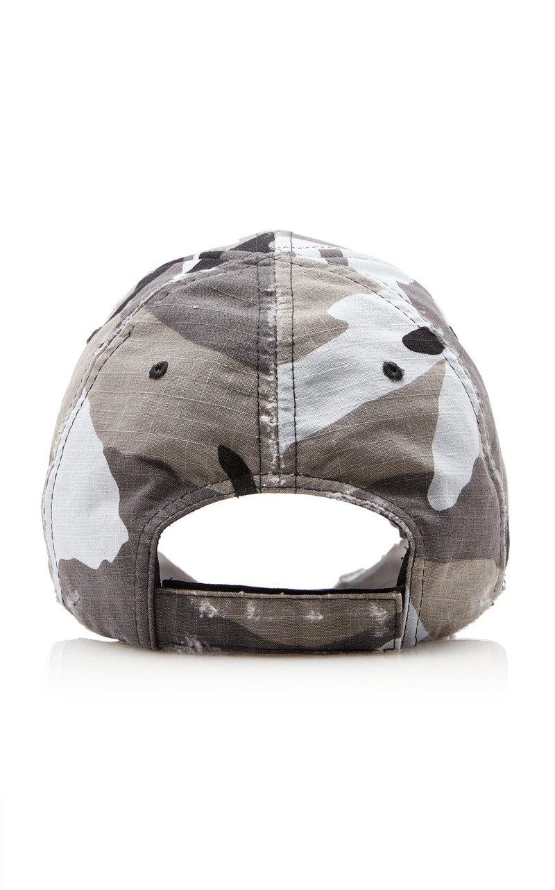 Logo-Embroidered Camouflage Cap black 3