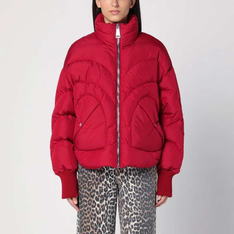 Khrisjoy Red Corazon Padded Jacket Women - 1