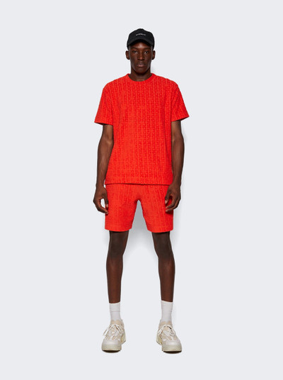 Givenchy Bermuda Board Shorts Bright Orange outlook