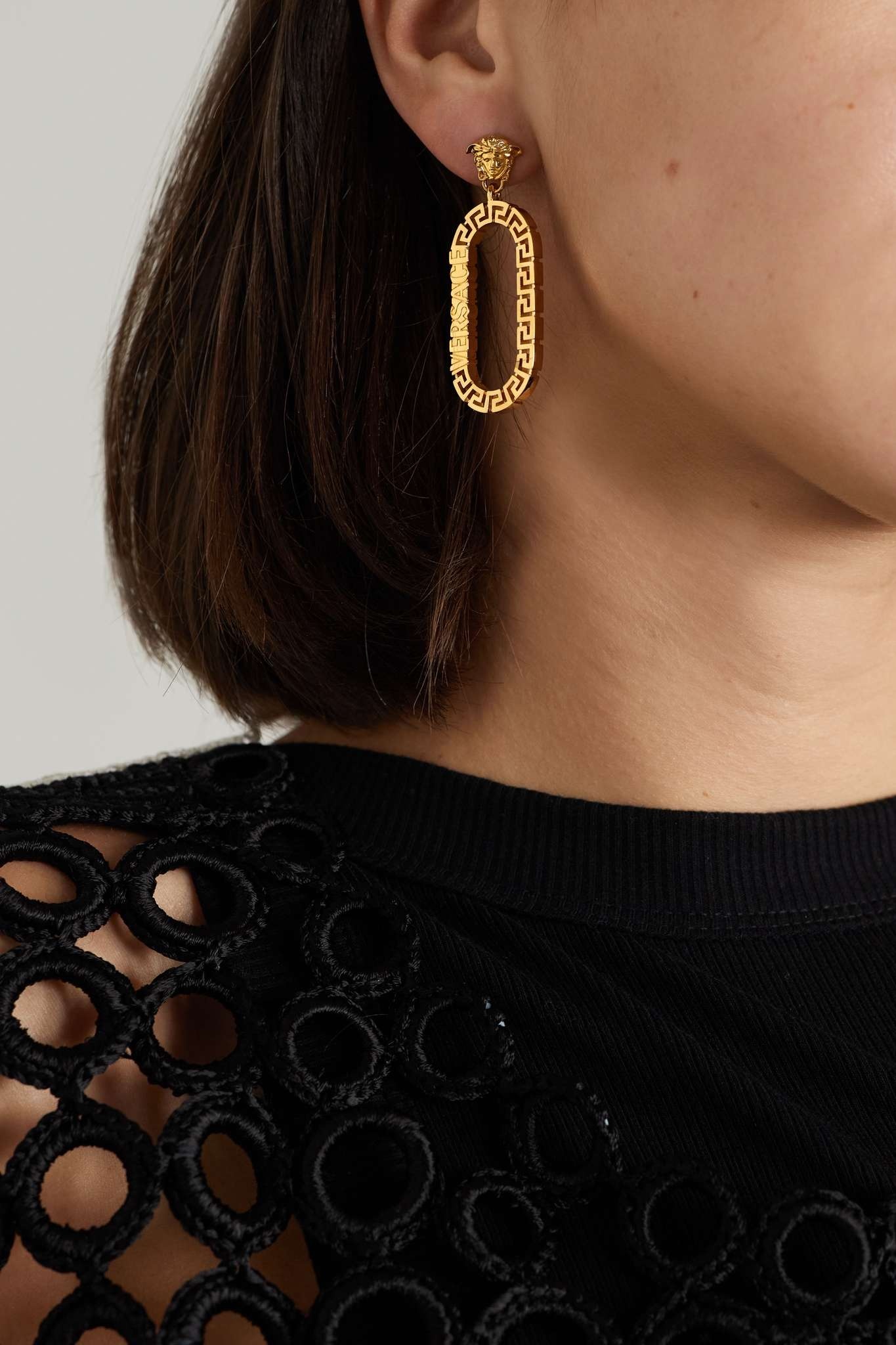 Gold-tone earrings - 2