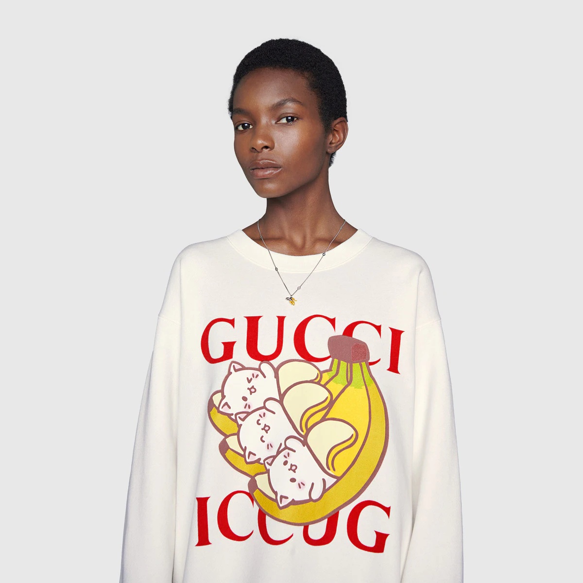 GUCCI Bananya sweatshirt REVERSIBLE