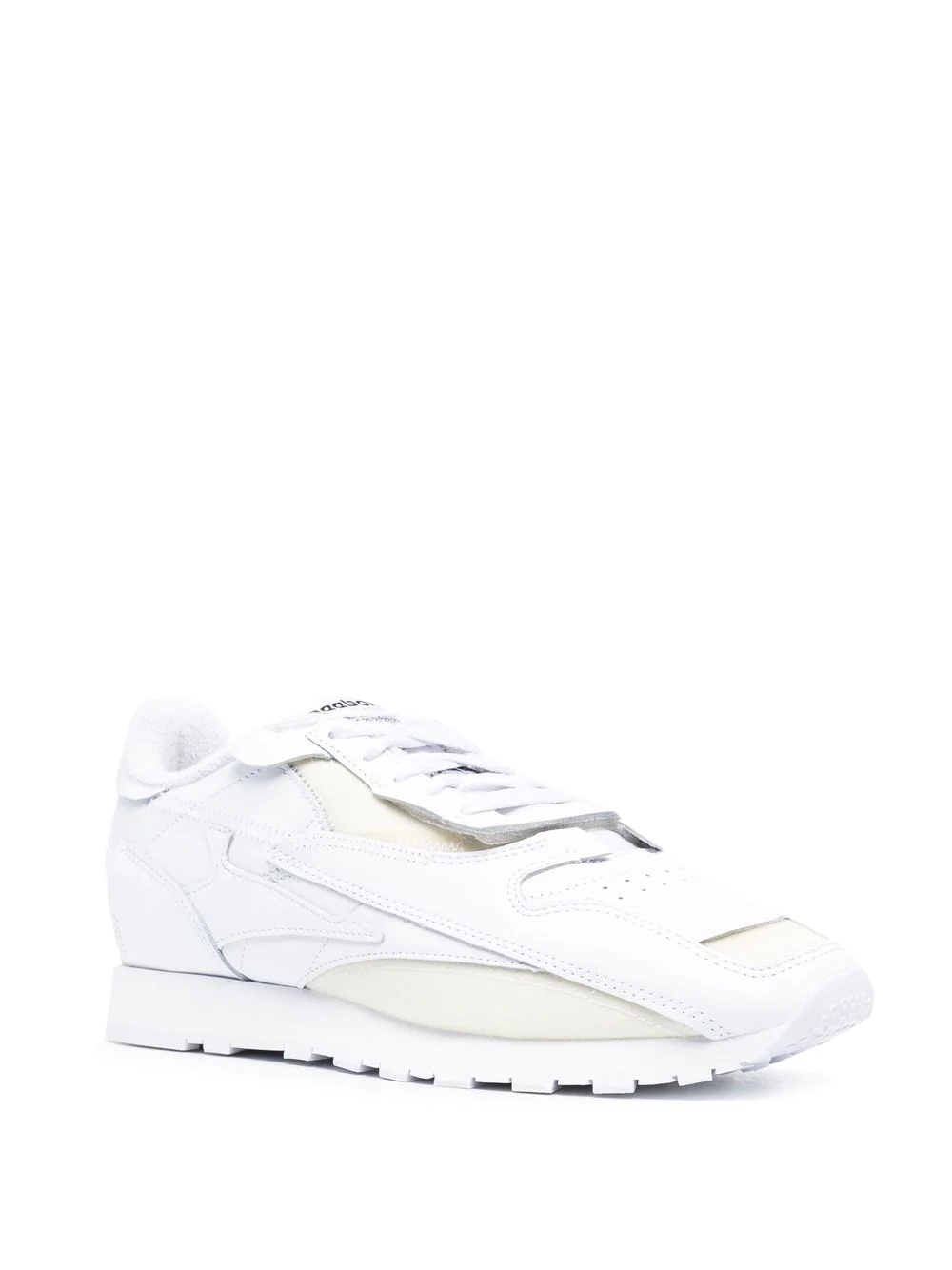 panelled low-top sneakers - 2