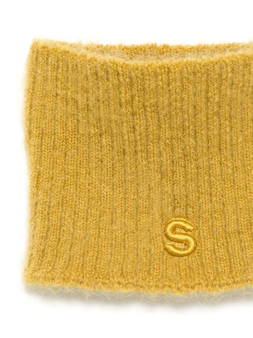 logo-embroidered scarf - 2