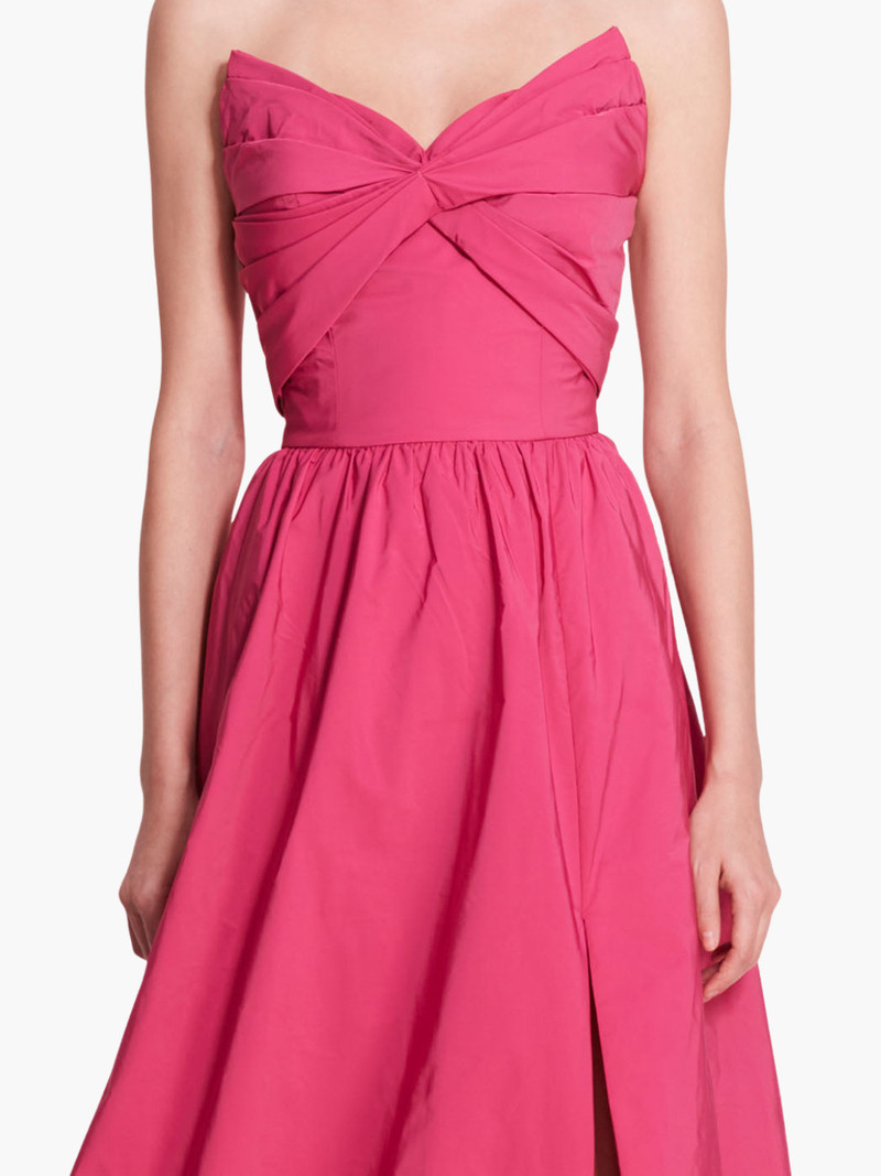 PLEATED TAFFETA GOWN 4