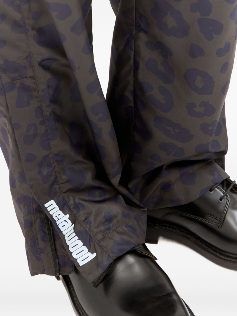 animal-print zip-cuff trousers 4