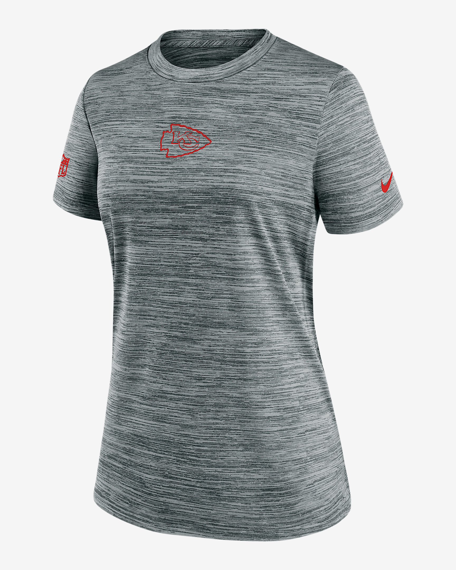 Kansas City Chiefs Sideline Team Issue Velocity Women's Nike Dri-FIT NFL T-Shirt - 1