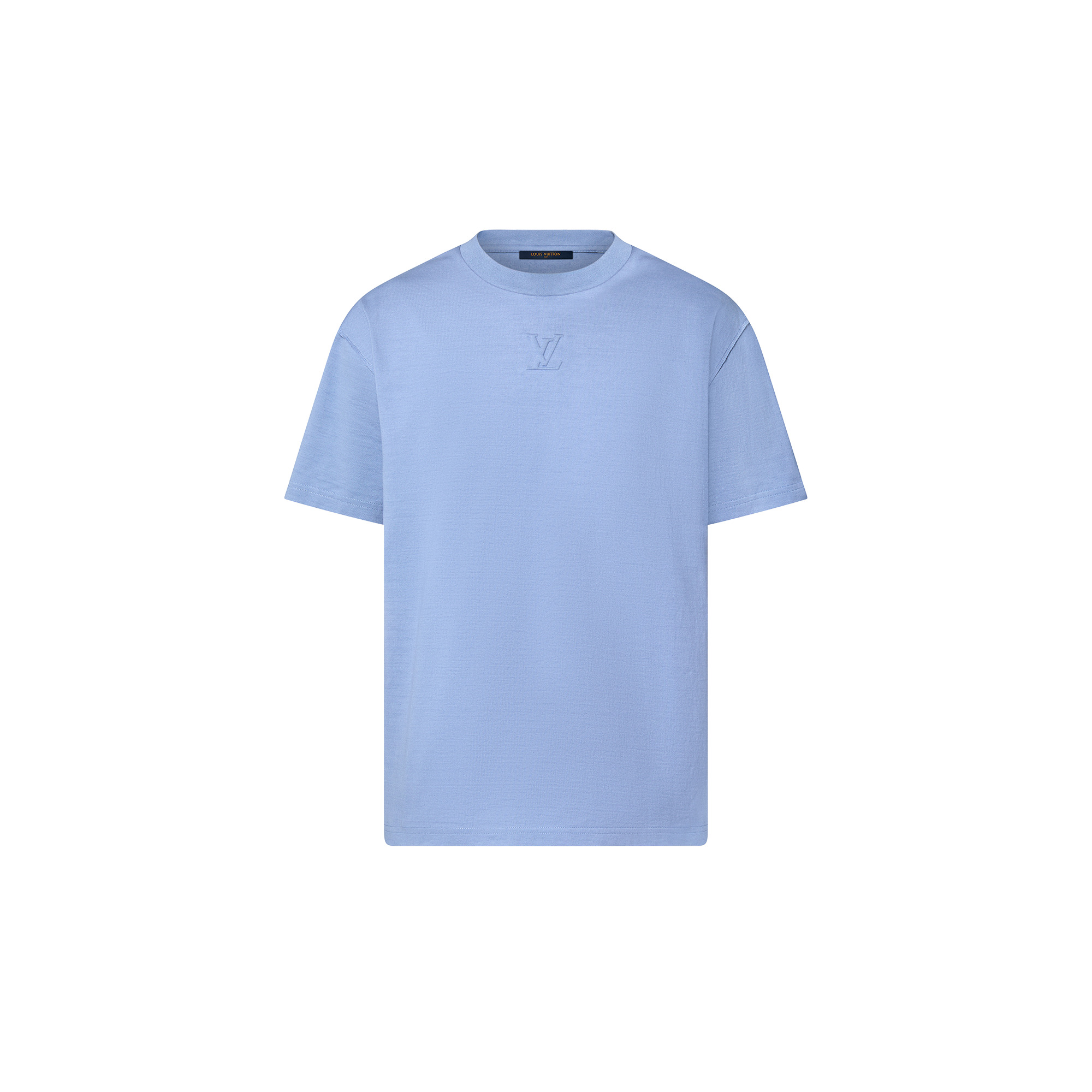 Embossed LV Cotton T-Shirt - 1