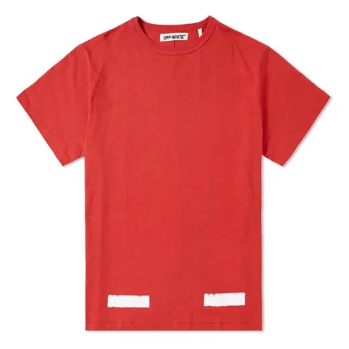 Off-White Brushed Diagonal S/S T-Shirt OMAA002F161850102001 - 1