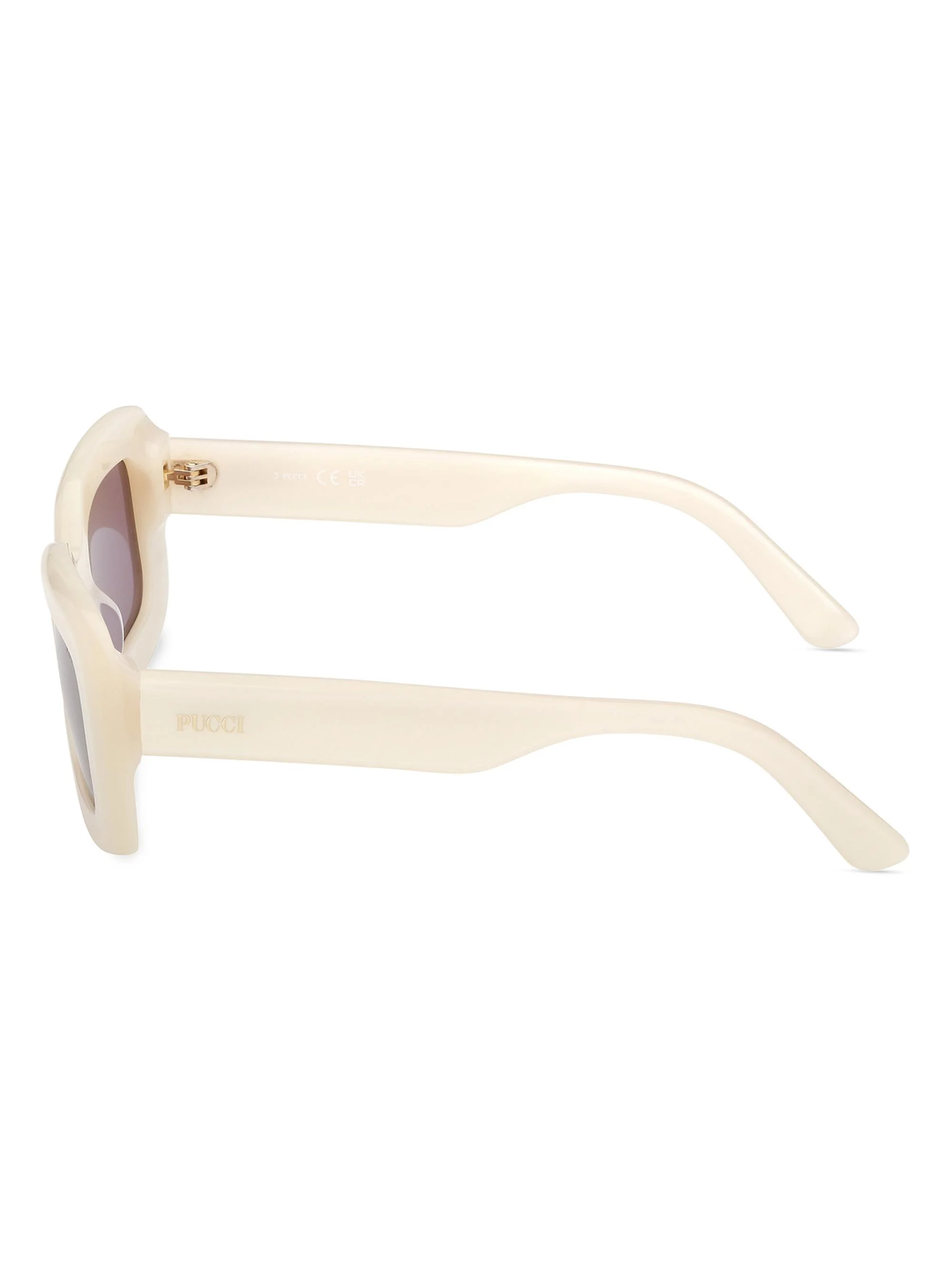 Women's 52MM Rectangular Sunglasses - Ivory Violet - 1