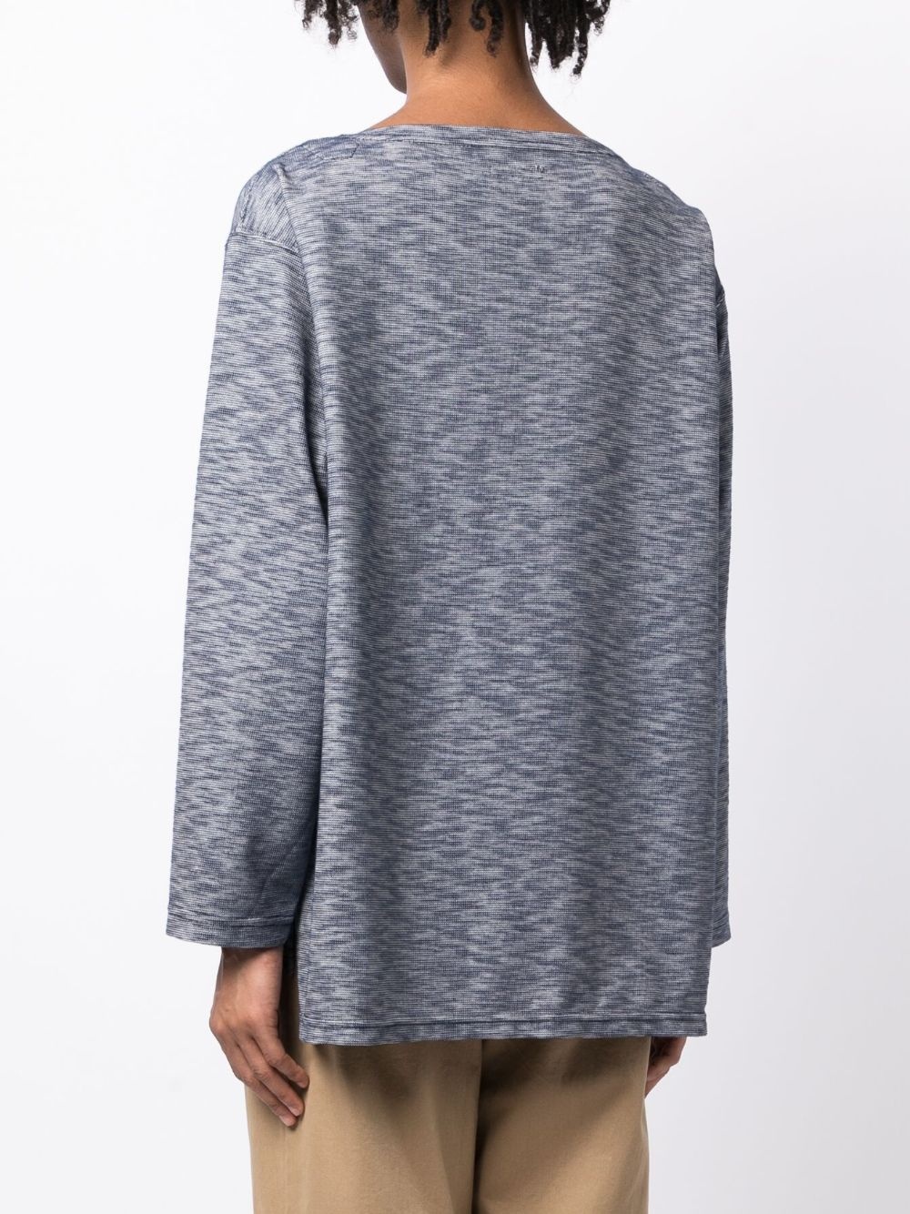 Basque slub-texture sweatshirt - 4