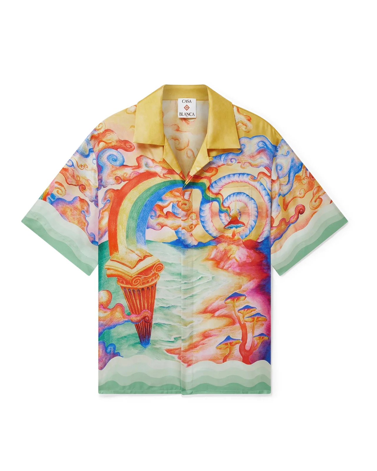 Nature's Teacher Silk Shirt | Casablanca Paris - 1