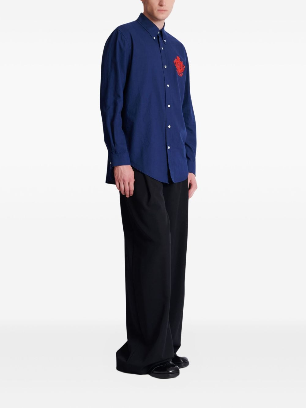 embroidered cotton shirt - 3