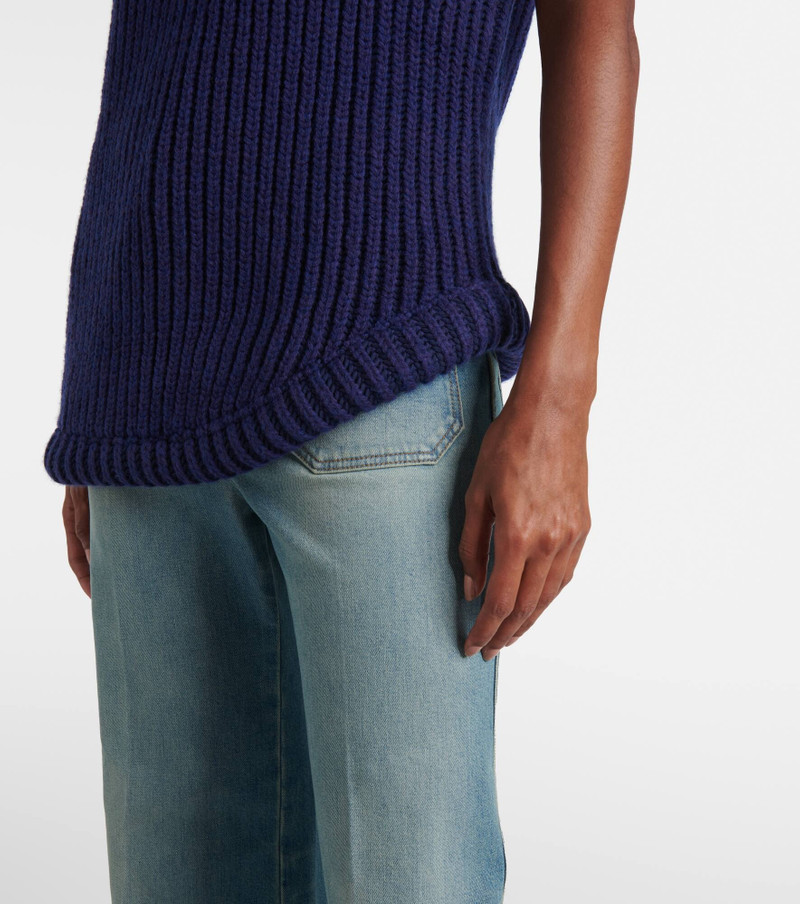 Turtleneck 스웨터 조끼 5