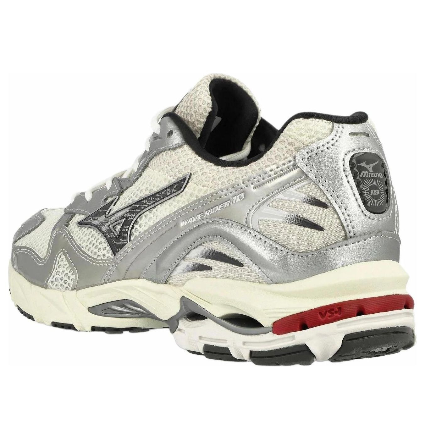 Mizuno Wave Rider 10 'White Black Rythmic Red' D1GA243111 - 3