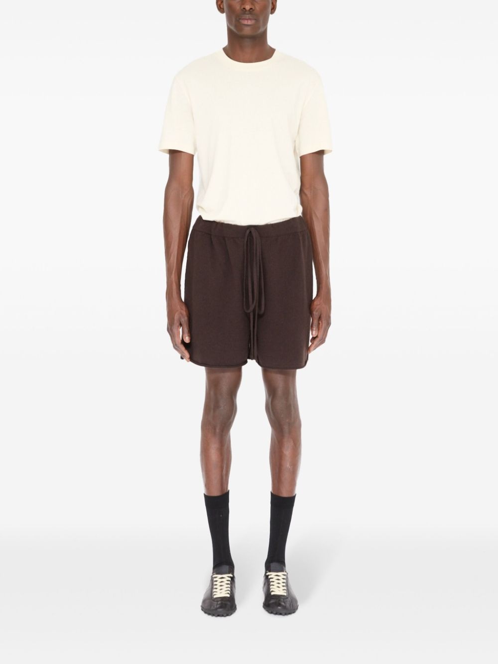 four-stitch logo track shorts - 2