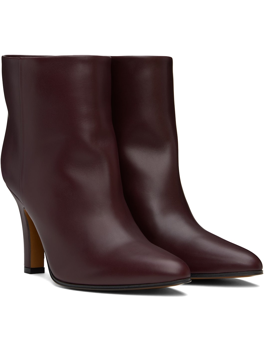 Burgundy Prudens Boots - 4