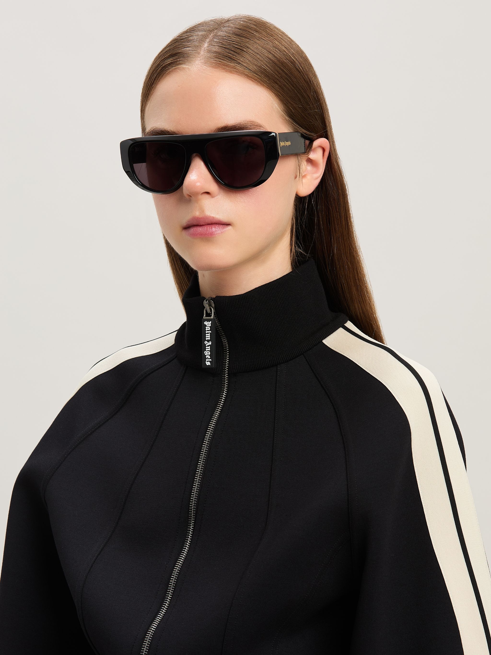 Neoprene cropped track jacket - 6