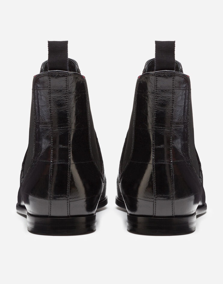 Eel skin chelsea boots - 3