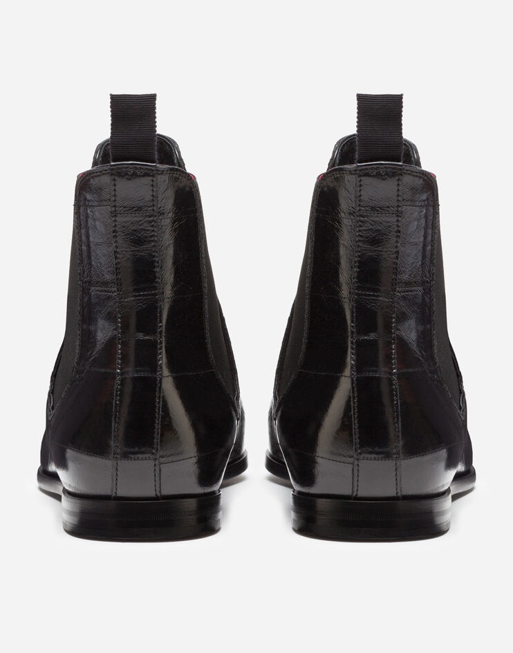 Eel skin chelsea boots - 3