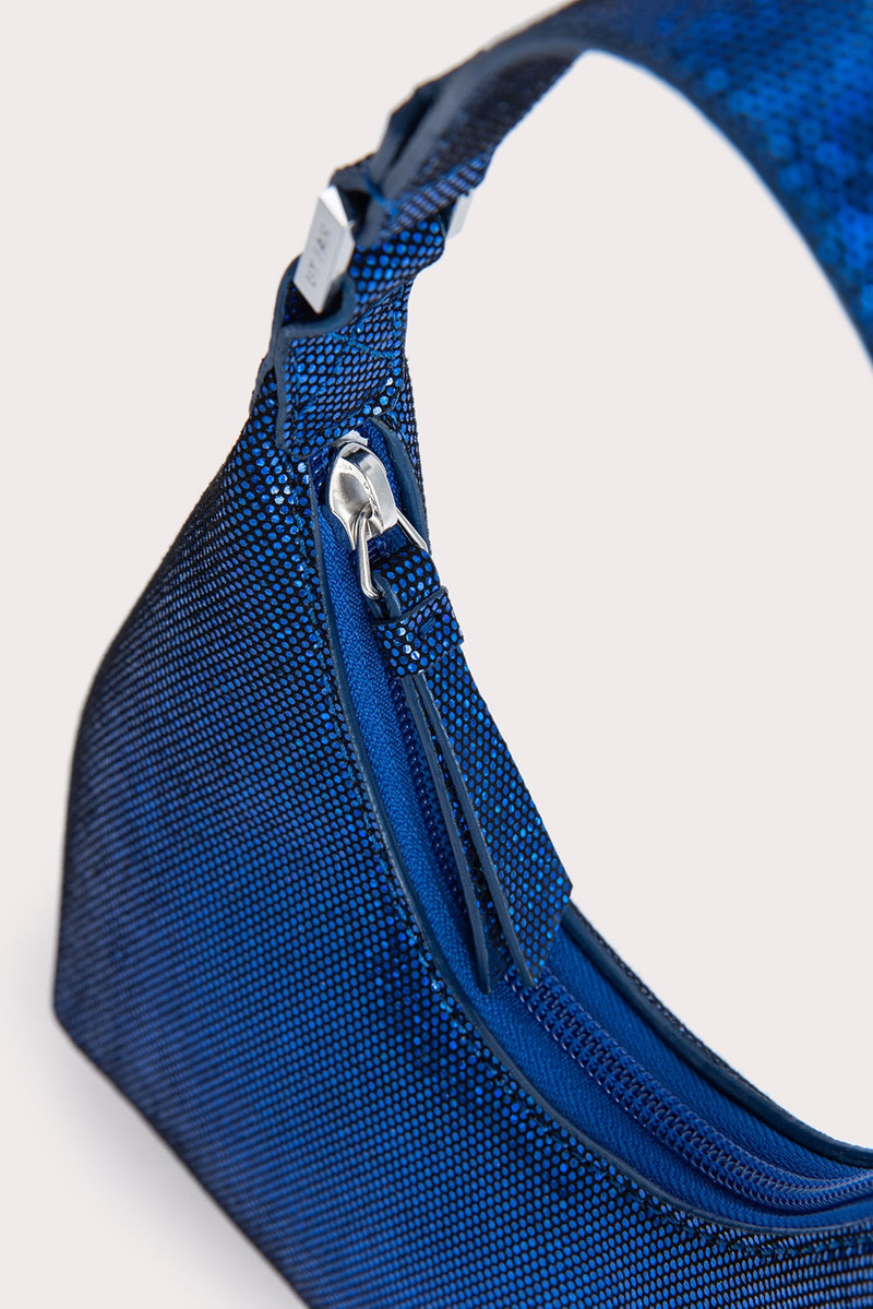 Baby Amber Blue Disco Dot Leather 4